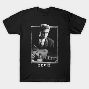 Eddie Cochran // Rock N Roll Vintage Look Fan Design T-Shirt